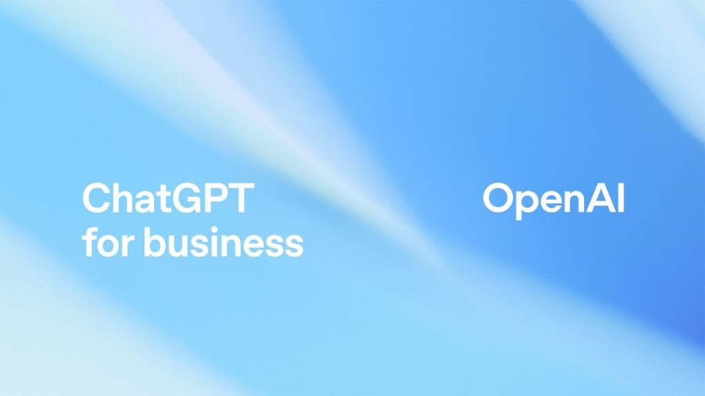 ChatGPT 팀 플랜(ChatGPT Business) OpenAI 공식 소개 이미지 ChatGPT 팀 플랜(ChatGPT Business) OpenAI 공식 소개 이미지